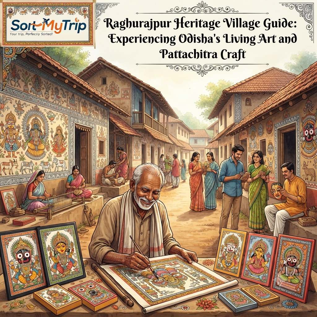 Raghurajpur Heritage Village Guide: Experiencing Odisha’s Living Art and Pattachitra Craft
