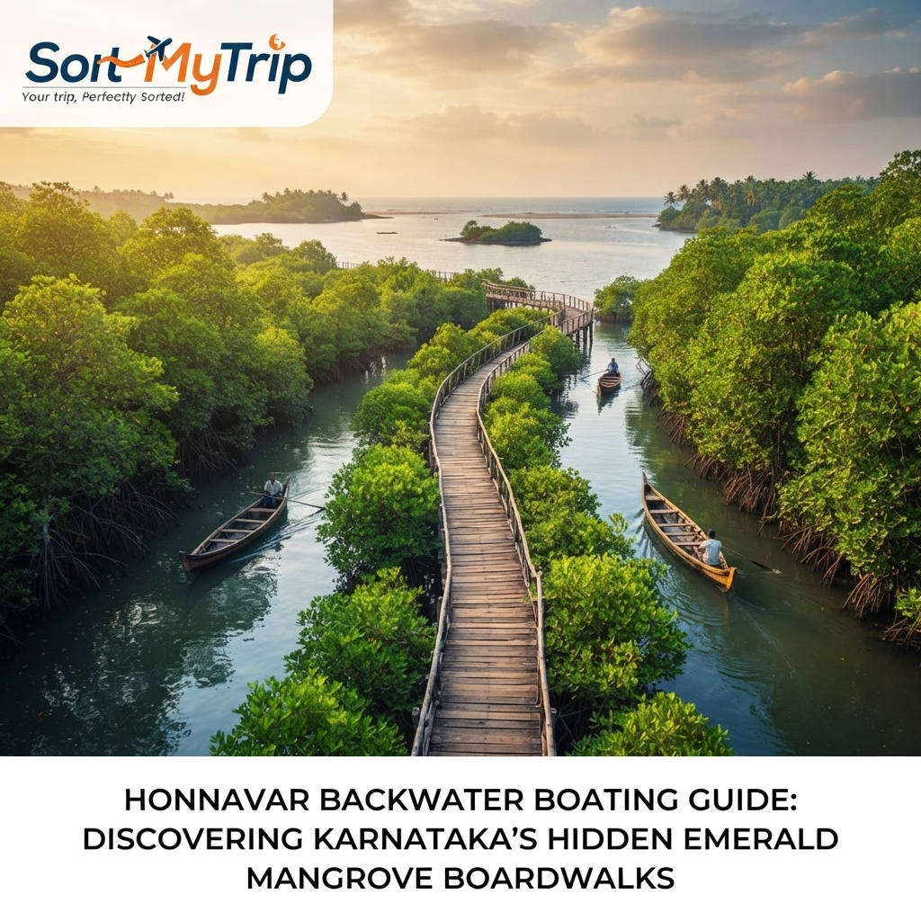 Honnavar Backwater Boating Guide: Discovering Karnataka’s Hidden Emerald Mangrove Boardwalks