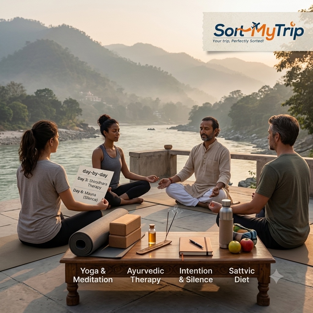 INSIDE A RISHIKESH ASHRAM: HOW TO PLAN A PERFECT 7-DAY WELLNESS RETREAT IN RISHIKESH